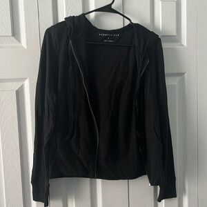 Black Zip Up Hoodie Jacket